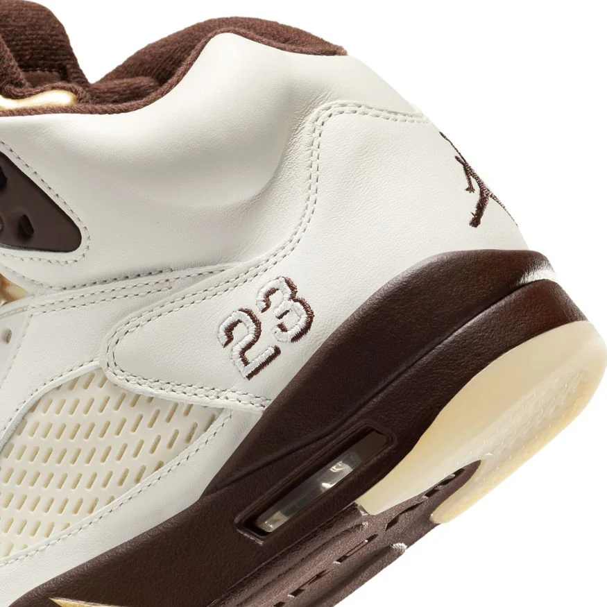 W Air Jordan 5 Retro "Golden Ticket" DD9336-200 - Image 4