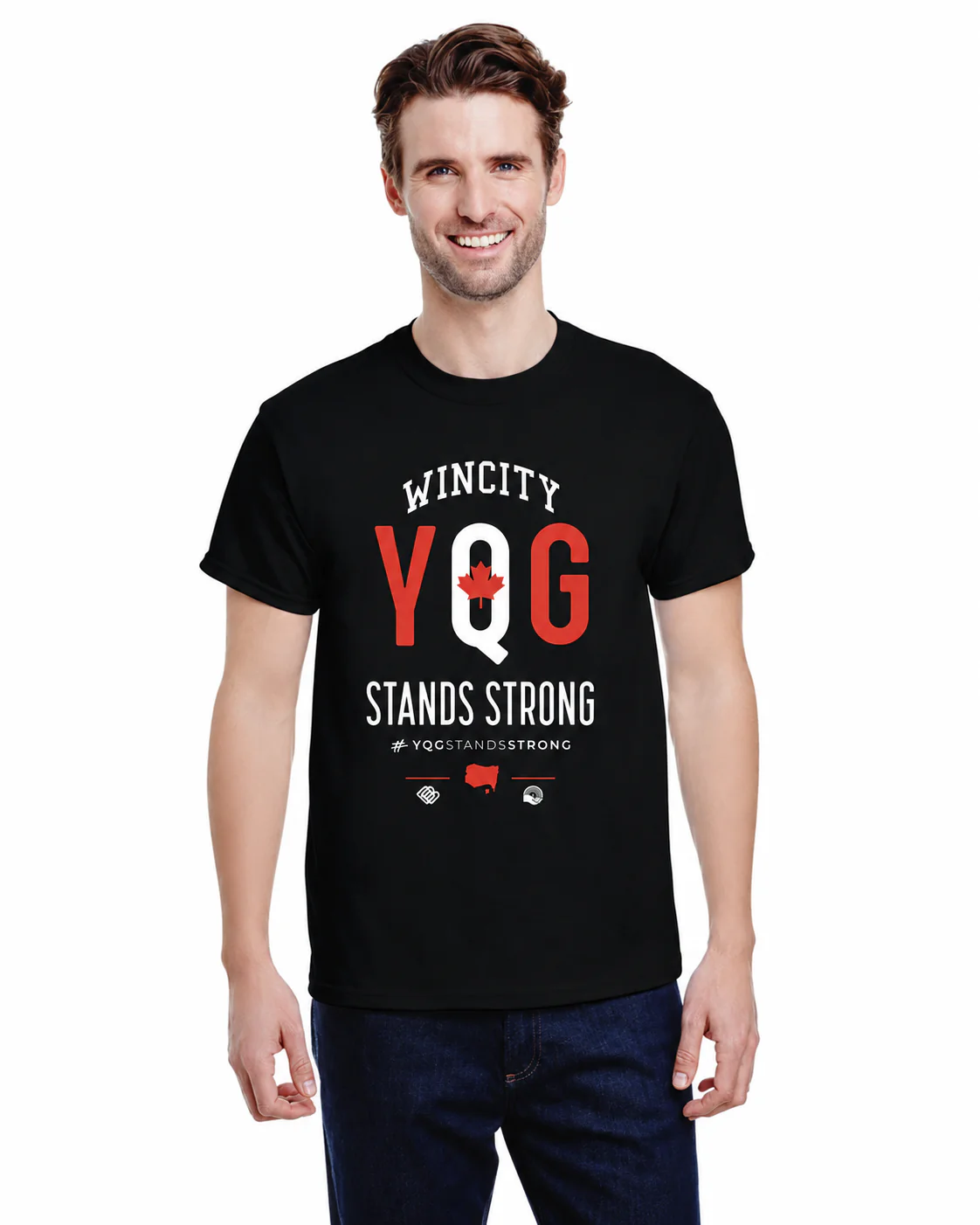 BB WINCITY "YQG Stands Strong" TEE Black - Image 2