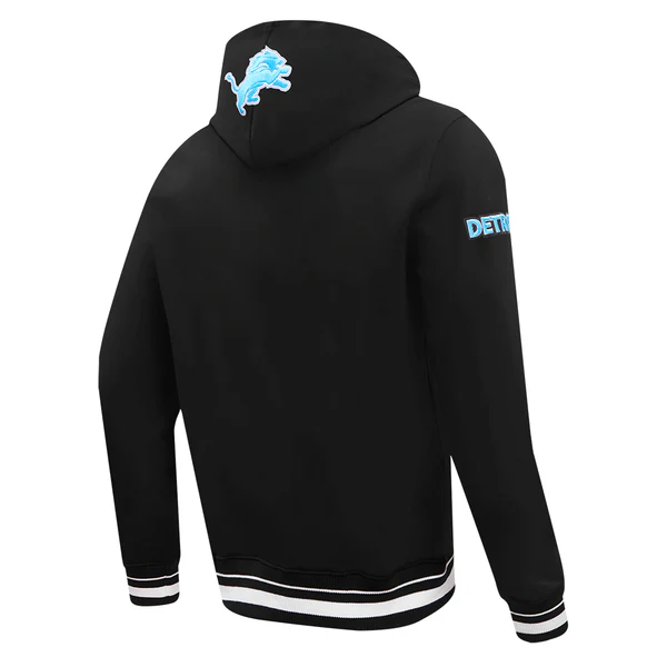 Detroit Lions Script Tail Rib FLC PO Hoodie - Image 4
