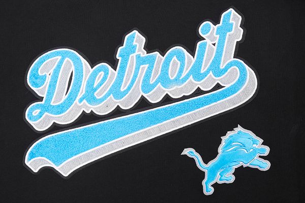 Detroit Lions Script Tail Rib FLC PO Hoodie - Image 5