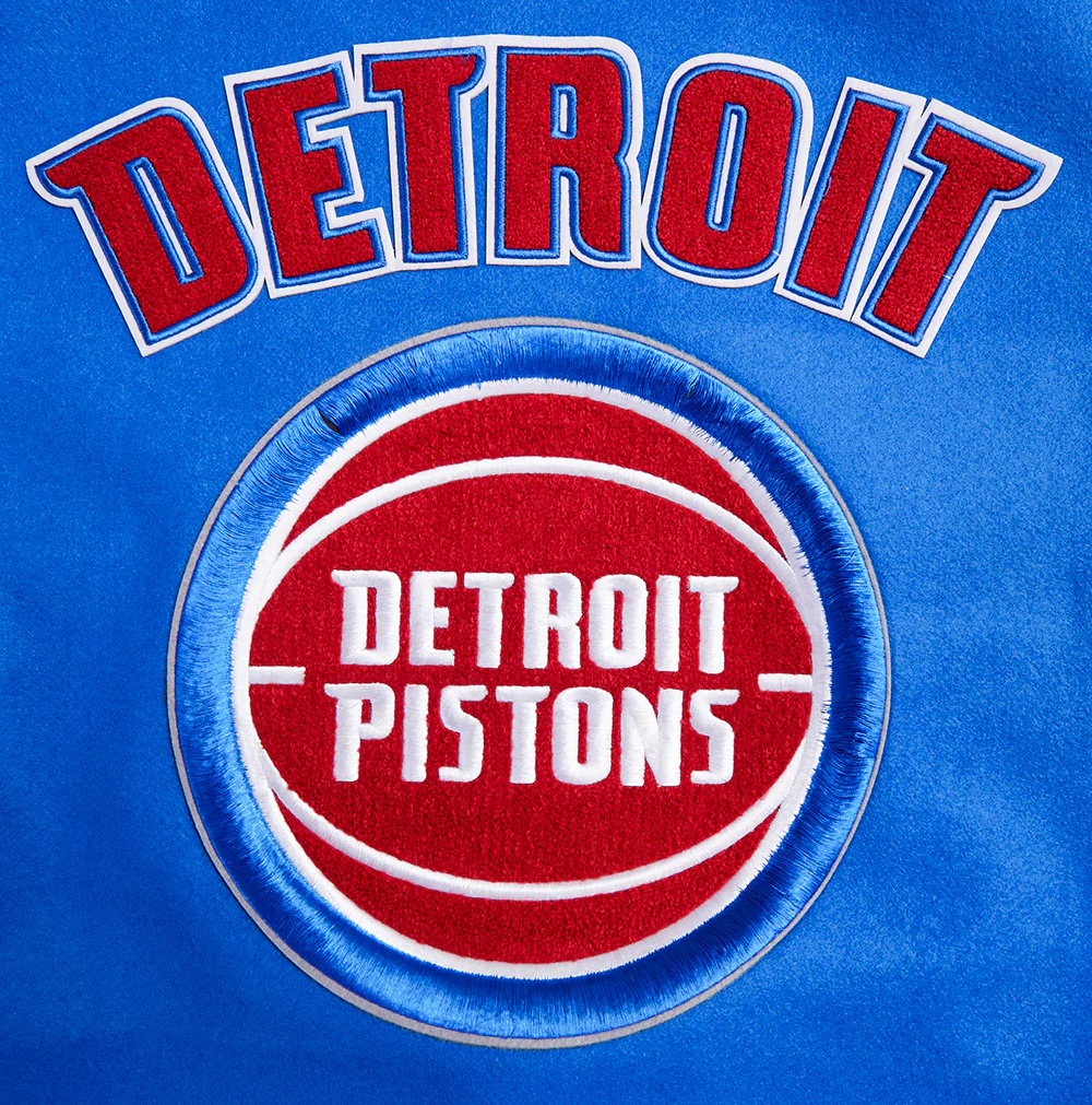 Detroit Pistons Retro Classic Rib Wool Varsity Jacket BDP656057-RYR - Image 5