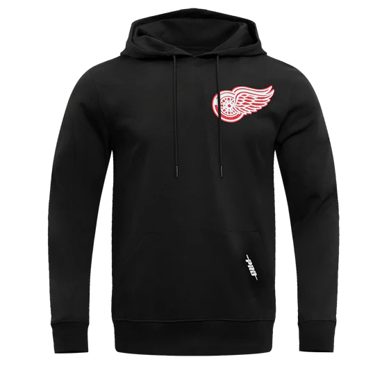 DETROIT RED WINGS CLASSIC CHENILLE DK PO HOODIE HDR561019-BLK
