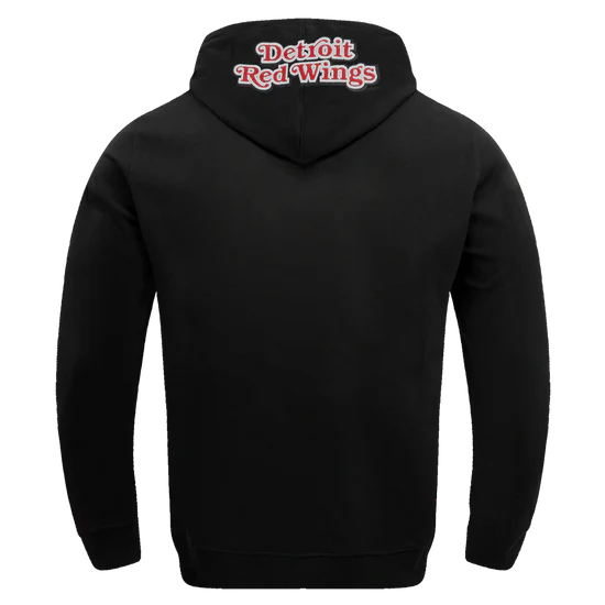 DETROIT RED WINGS CLASSIC CHENILLE DK PO HOODIE HDR561019-BLK - Image 2