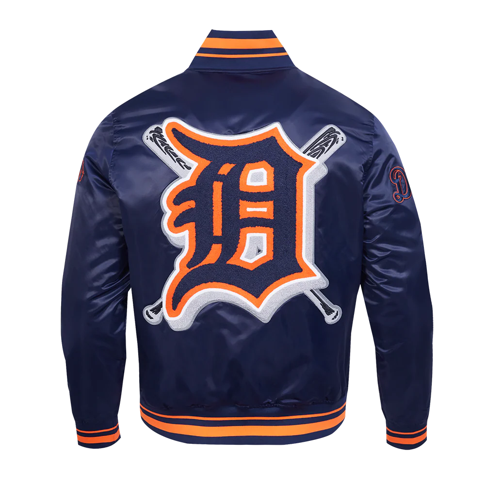 DETROIT TIGERS MASH UP RIB SATIN JACKET LDT633397-MOM - Image 3