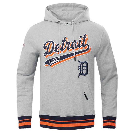 DETROIT TIGERS SCRIPT TAIL RIB FLC PO HOODIE LDT5314421-HMO