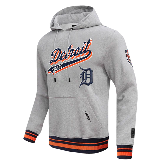 DETROIT TIGERS SCRIPT TAIL RIB FLC PO HOODIE LDT5314421-HMO - Image 2