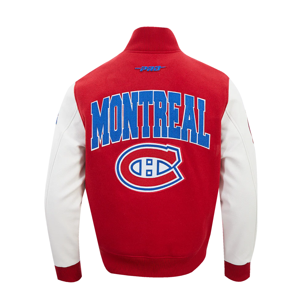 NHL MONTRÉAL CANADIENS CITY ARCH MEN'S WOOL VARSITY JACKET HMC667922-RDW - Image 3