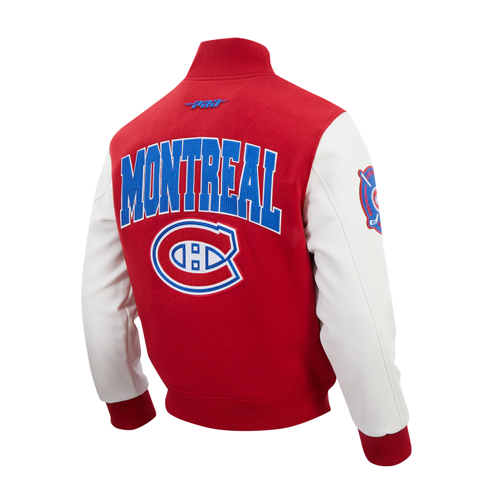 NHL MONTRÉAL CANADIENS CITY ARCH MEN'S WOOL VARSITY JACKET HMC667922-RDW - Image 4