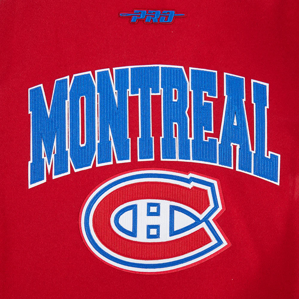 NHL MONTRÉAL CANADIENS CITY ARCH MEN'S WOOL VARSITY JACKET HMC667922-RDW - Image 5