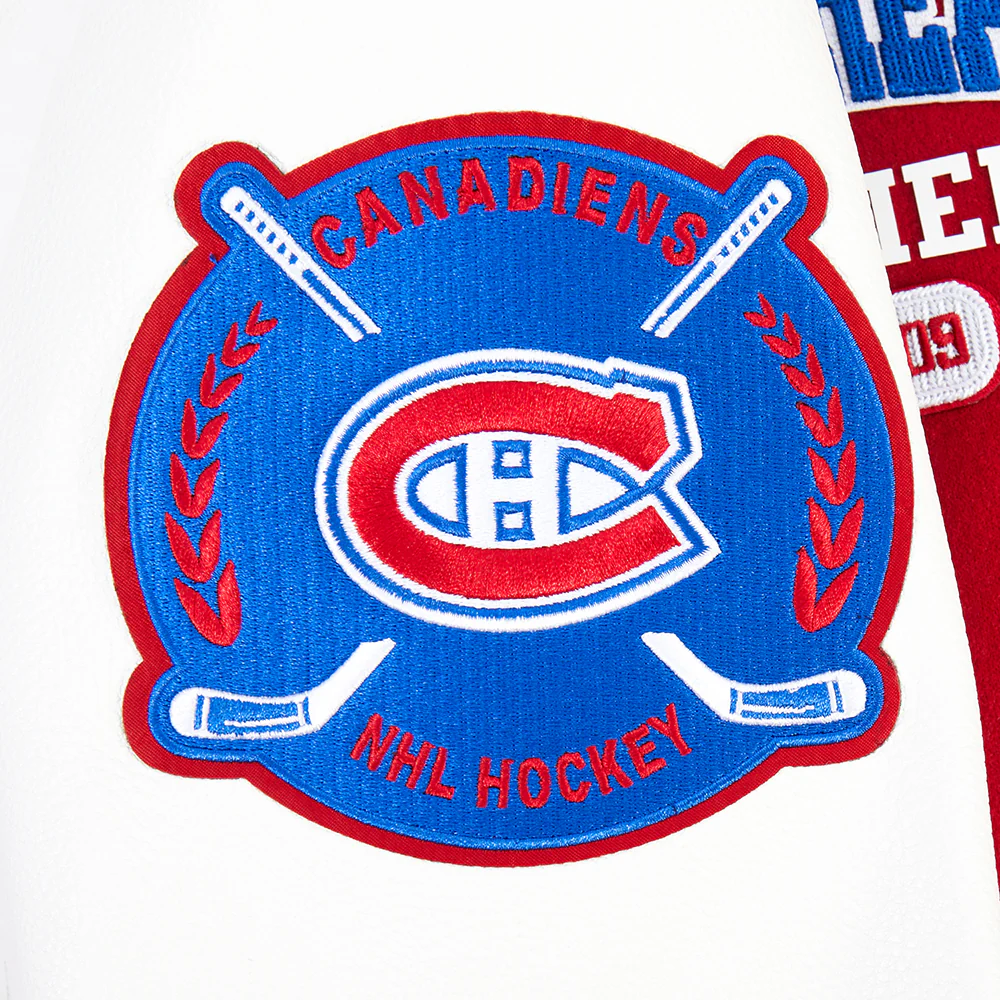NHL MONTRÉAL CANADIENS CITY ARCH MEN'S WOOL VARSITY JACKET HMC667922-RDW - Image 8