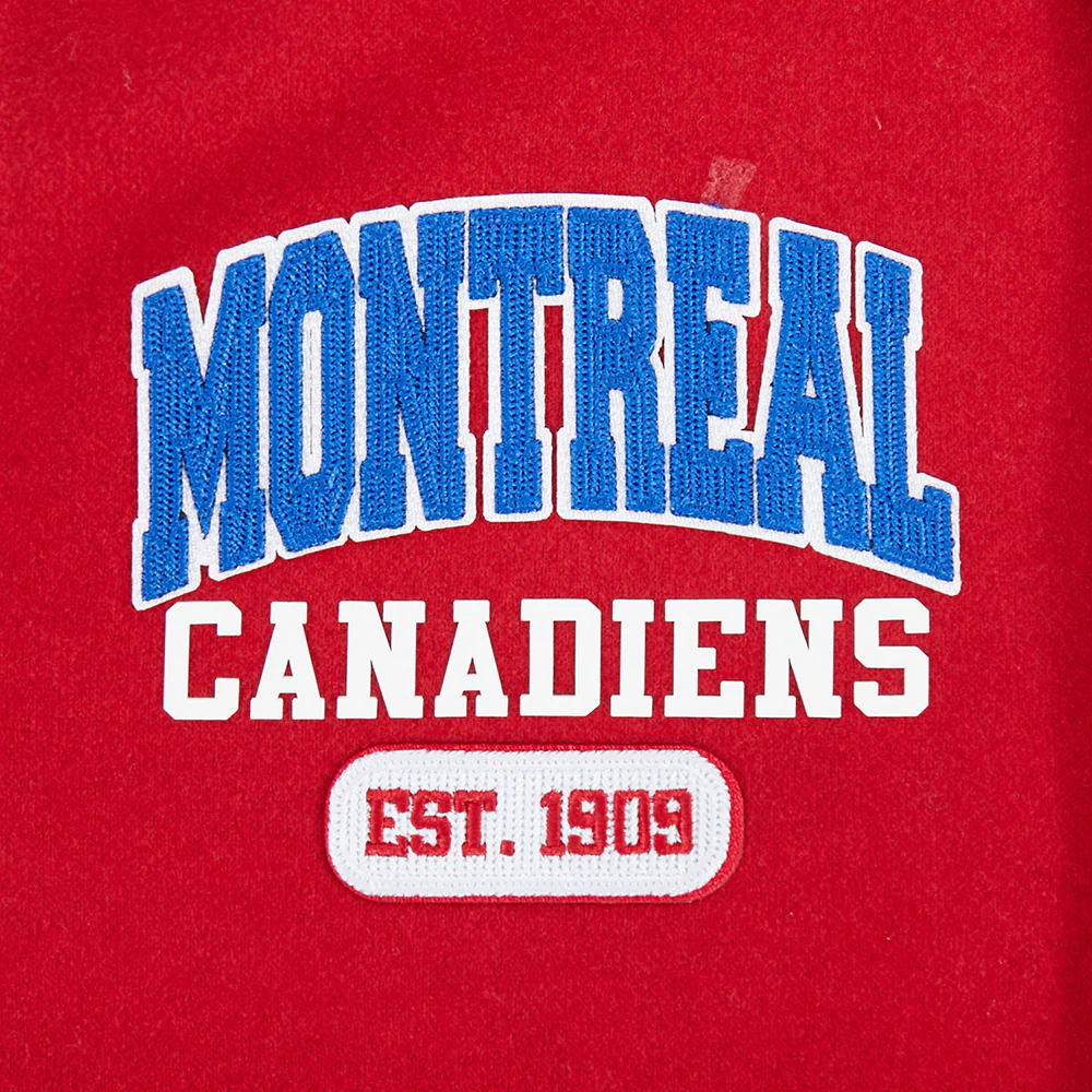NHL MONTRÉAL CANADIENS CITY ARCH MEN'S WOOL VARSITY JACKET HMC667922-RDW - Image 9