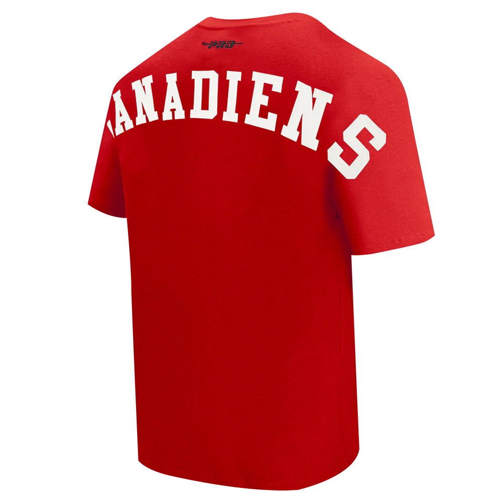 MONTREAL CANADIENS WINGSPAN M CJ DROP SHOULDER TEE HMC168411-RED - Image 4