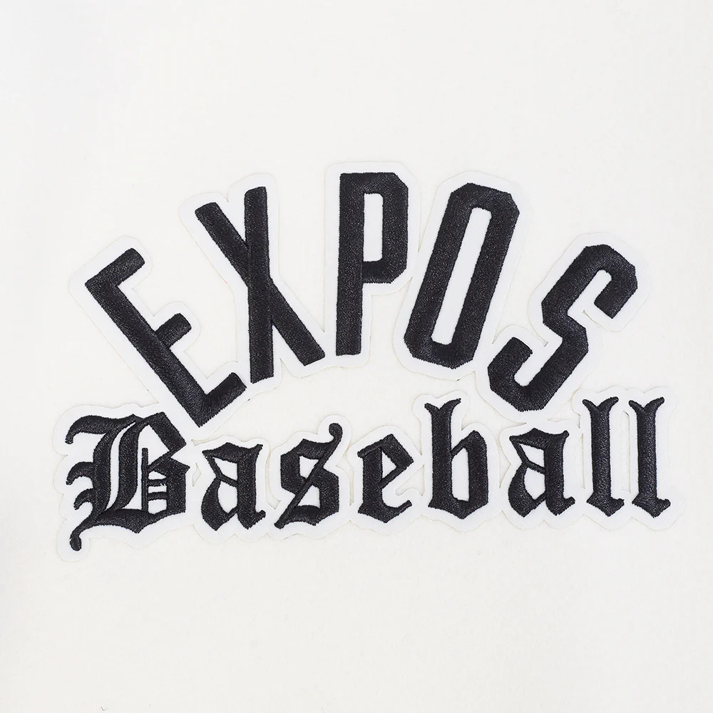 MONTREAL EXPOS MODERN ORIGINALS M RIB WOOL VARSITY JACKET LME6314211-EBK - Image 6
