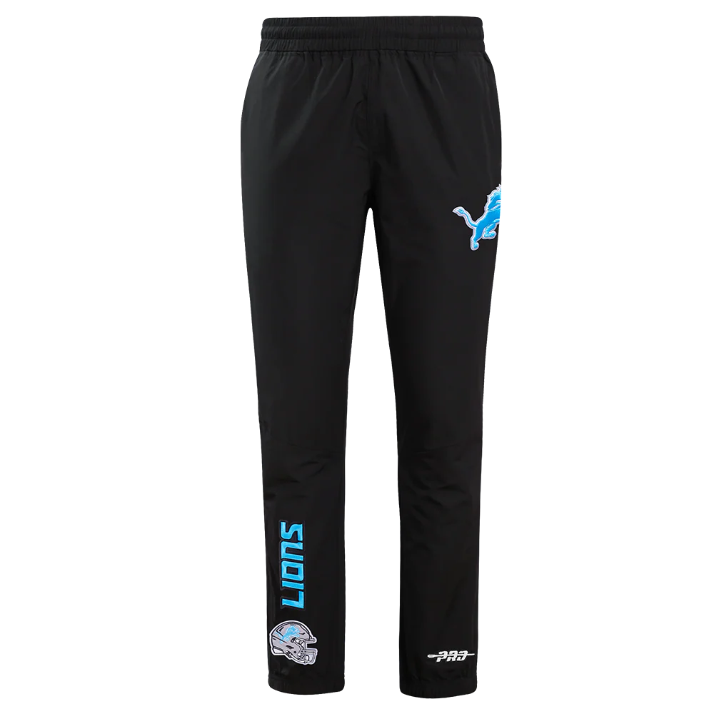 NFL DETROIT LIONS CLASSIC WIND SUIT MEN'S WOVEN PANT FDL4410694-BLK - Image 2