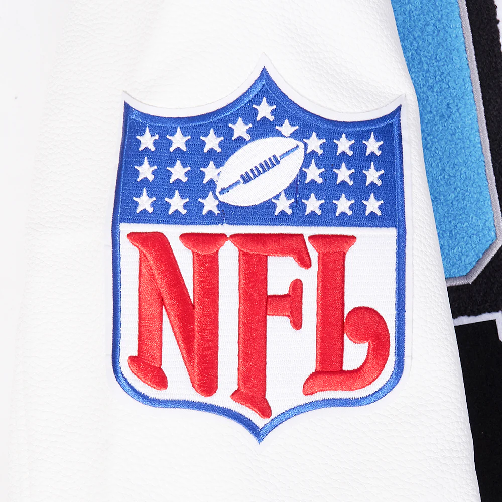 NFL DETROIT LIONS DETROIT LIONS BEST OF M RIB WOOL VARSITY JACKET FDL6411037-BLW - Image 6