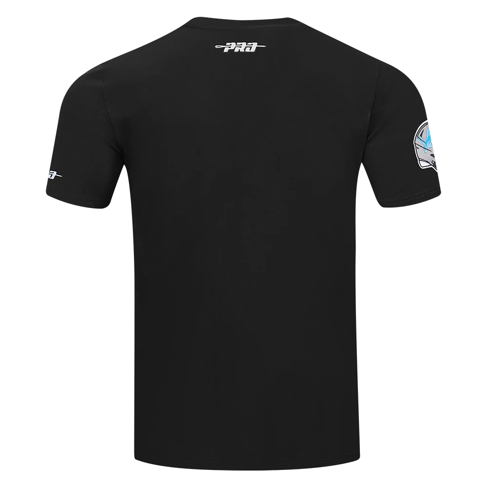 NFL DETROIT LIONS TEAM BADGE MEN'S SJ TEE FDL1411047-BLK - Image 3