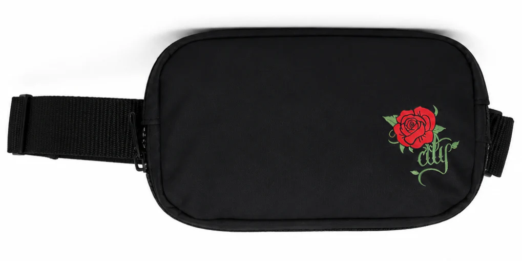 Rose City Side Bag Fanny Pack FNY-BAG-BLK - Image 2