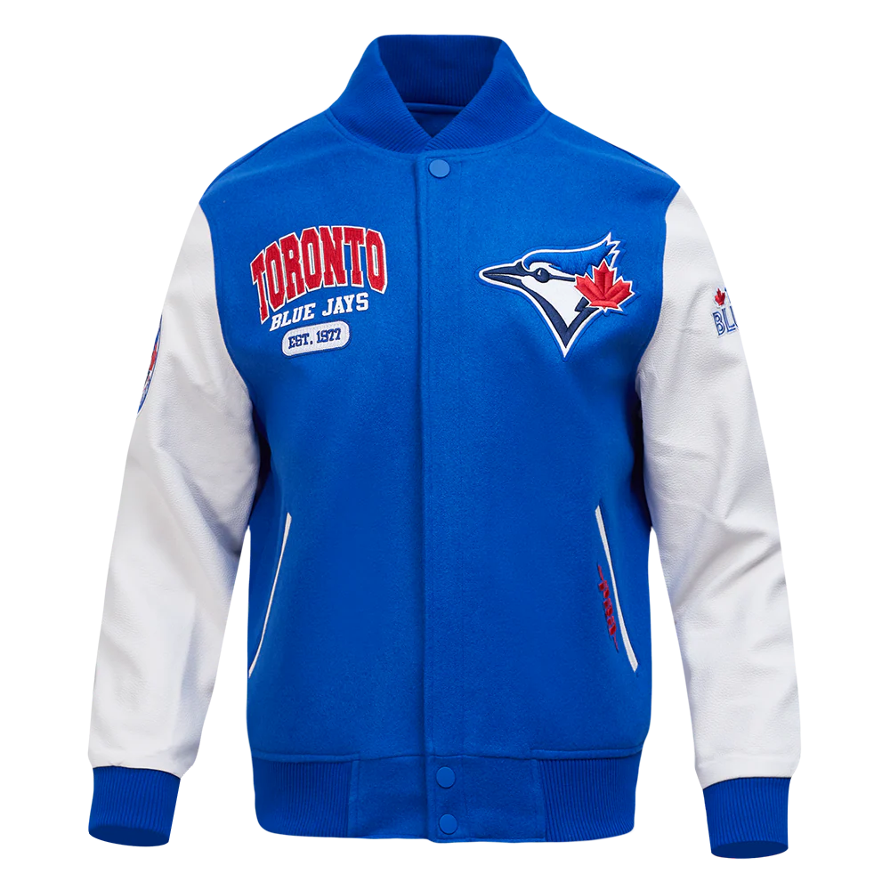 TORONTO BLUE JAYS CITY ARCH M WOOL VARSITY JACKET LTJ6315309-RWH