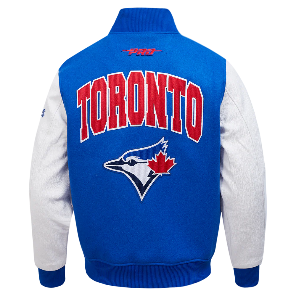 TORONTO BLUE JAYS CITY ARCH M WOOL VARSITY JACKET LTJ6315309-RWH - Image 3