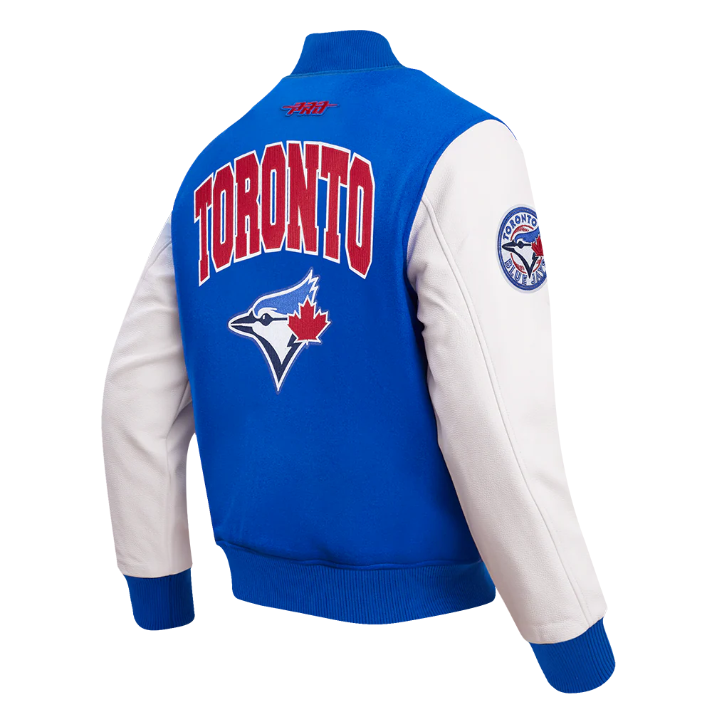 TORONTO BLUE JAYS CITY ARCH M WOOL VARSITY JACKET LTJ6315309-RWH - Image 4