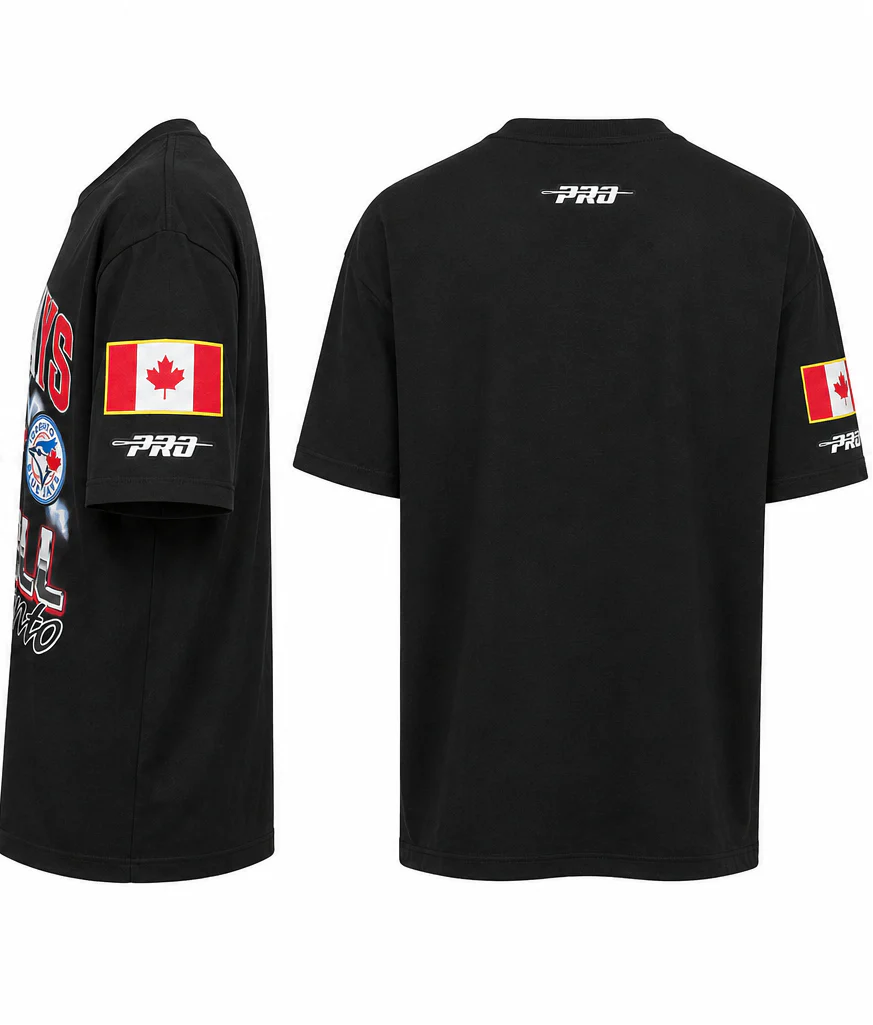 TORONTO BLUE JAYS VICTORY M PRO DROP SHOULDER TEE LTJ1315463-BLK - Image 2