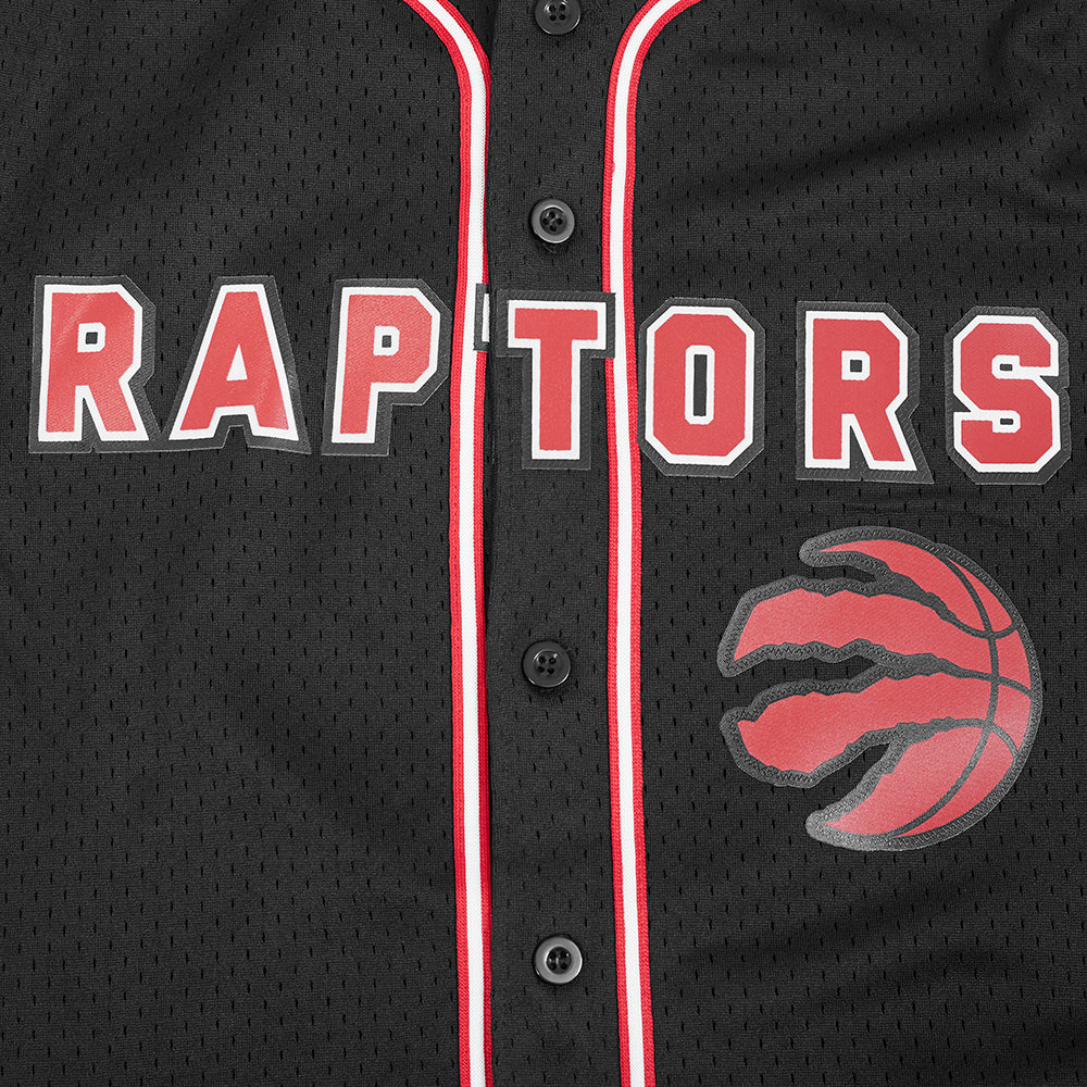 TORONTO RAPTORS CLASSIC MESH BUTTON DOWN SHIRT BTR1514939-BKR - Image 4