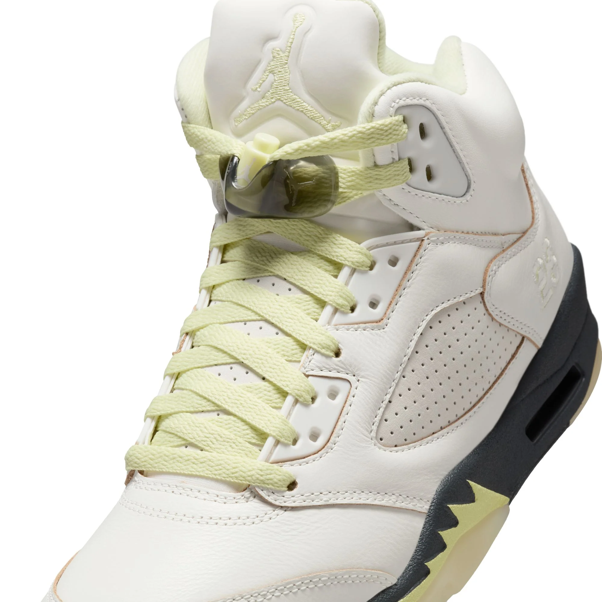 W Air Jordan 5 Retro "Luminous Green and Sail" IM7592-130 - Image 9