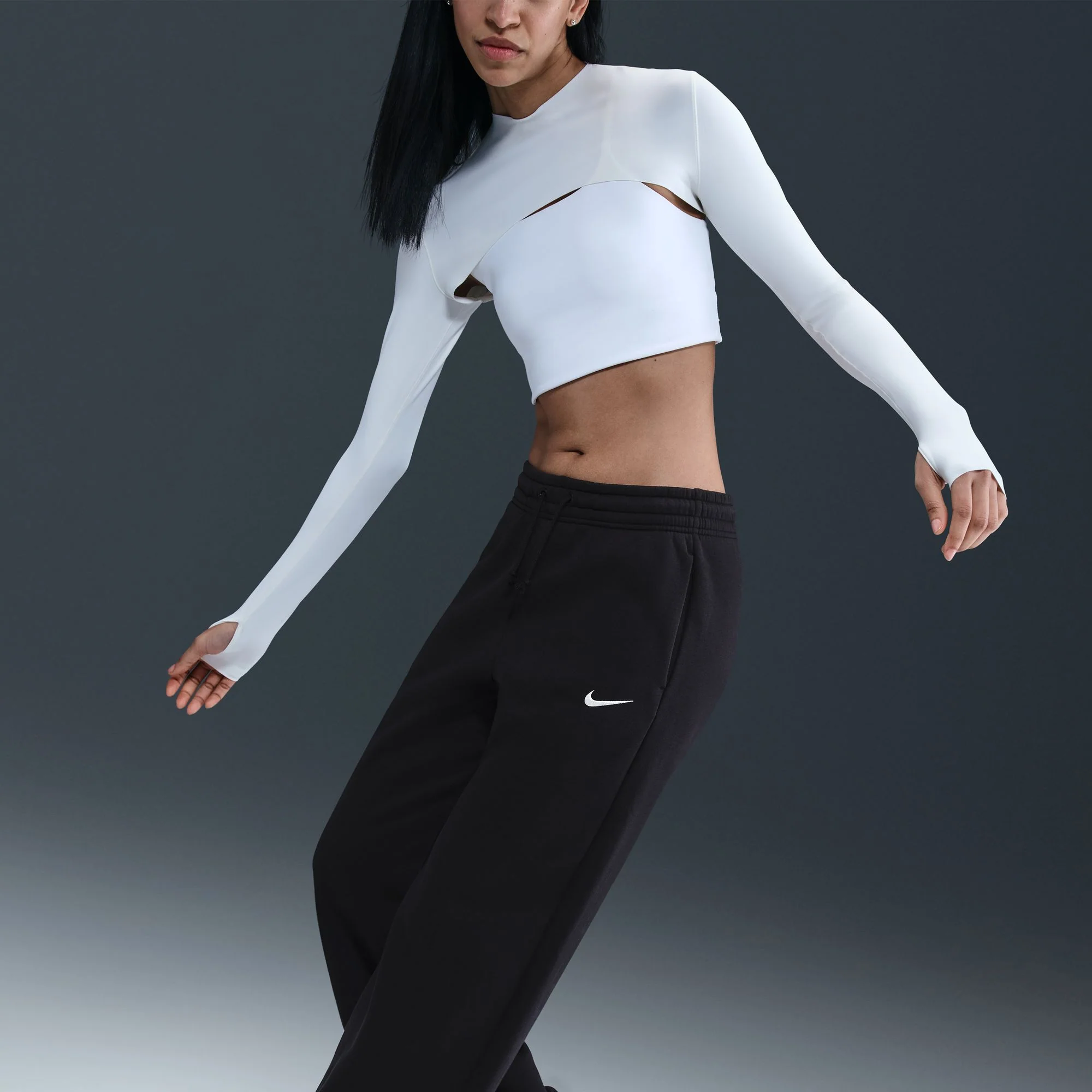 W Nike Sportswear Phoenix Fleece IH1011-010 - Image 8